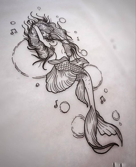 Siren Tattoo, Ab Tattoo, Tattoo Filler, Mermaid Artwork, Mermaid Tattoo, Mermaid Tattoos, Goddess Hairstyles, Sun Tattoo, Baby Tattoos