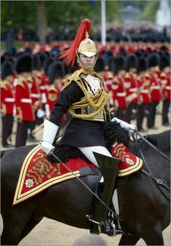 UK elegance British Guard, Royal Horse Guards, Household Cavalry, The Art Of Life, Art Of Life, Queens Guard, British Army Uniform, British Uniforms, Horse Guards