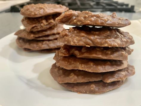 No-Bake Cookies Dark Chocolate Desserts, Easy Sweets, Baking Recipes Cookies, Coconut Macaroons, Fries In The Oven, Cookies Ingredients, Easy Cookies, No Bake Cookies, Chocolate Desserts