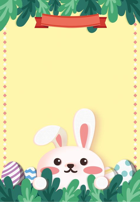 Happy Easter Background, Warm Pink Wallpaper, Aesthetic Easter Wallpaper, Rabbit Background, Bunny Background, Easter Collage, Easter Flyers, Whimsical Wallpaper, Easter Cartoons