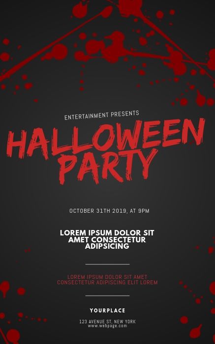 Halloween Party Flyer Template | PosterMyWall Halloween Party Template, Halloween Party Flyer Template Free, Halloween Party Flyer Design, Halloween Party Invitations Template, Halloween Invitations Template, Halloween Invitation Ideas, Halloween Flyer Design, Scary Poster, Halloween Invitaciones