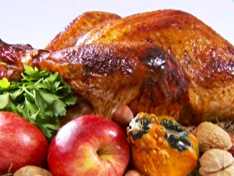 Cider Glazed Turkey from FoodNetwork.com Turkey Drumsticks Recipe, Grilled Turkey Legs, Turkey Drumstick Recipe, Turkey Glaze Recipes, Glazed Turkey, Turkey Drumsticks, Drumsticks Recipe, Fresh Turkey, Red Delicious Apples