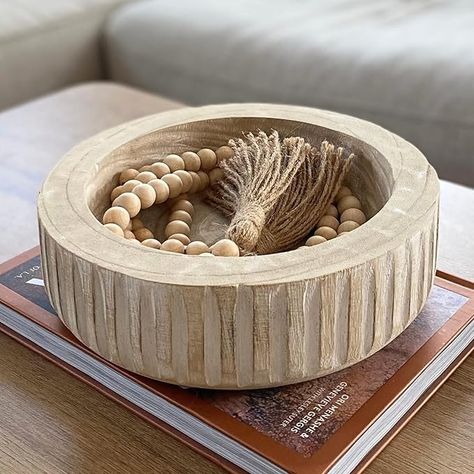 Amazon.com: FJ Designs Decorative Bowl Set - Neutral Home Decor, Entry Way Table Home Decor, Coffee Table Bowl, Entry Table Decor, Decorative Bowls for Home Decor, Paulownia Wood Bowl: Home & Kitchen Entrance Way Table, Coffee Table Bowl, Wooden Table Decor, Home Decor Coffee Table, Wood Bowl Decor, Table Bowl, Entry Table Decor, Decor Coffee Table, Key Bowl