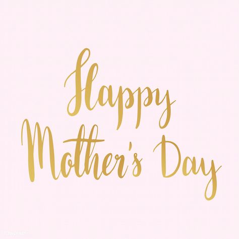 Happy mother's day typography style vector | free image by rawpixel.com Mothers Day Text, Mother's Day Background, Happy Mothers Day Mom, Day Background, Mother In Law Gifts, Mothers Day Presents, Mothers Day Cards, Holidays And Events, Free Image