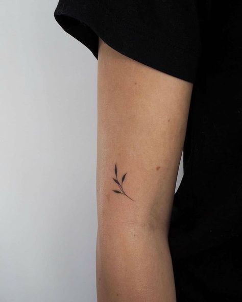 Wörter Tattoos, Handpoke Tattoo, Small Girl Tattoos, Plant Tattoo, E Tattoo, Inspiration Photos, Dainty Tattoos, Subtle Tattoos, Tattoo Trends