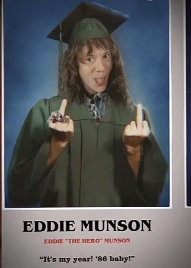 Eddie Munson Yearbook, Yearbook Photo, Y2k Inspo, Beautiful Joe, Joseph Quinn, Yearbook Photos, Stranger Things Art, Eddie Munson, Stranger Things Characters