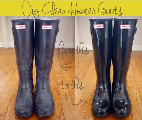 How to Clean Hunter Boots - good to know!! soapy cloth. let dry, then rub with olive oil. Boots Diy, Eclectic Fashion, Old Hollywood Glamour, Shoe Obsession, Hollywood Glamour, Boots Outfit, Style Profile, Hunter Boots, Ugg Boots