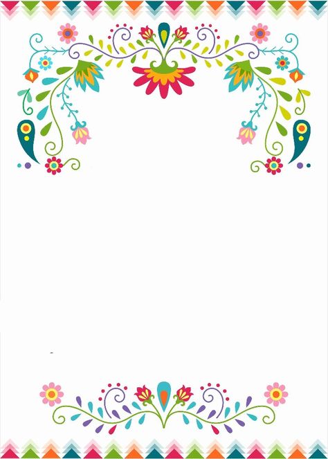 Modern Wedding Invitation Wording, Mexican Party Invitation, Papel Picado Wedding, Mexican Wedding Invitations, Mexican Invitations, Floral Invitations Template, Mexican Party Theme, Paper Journal, Mexican Party