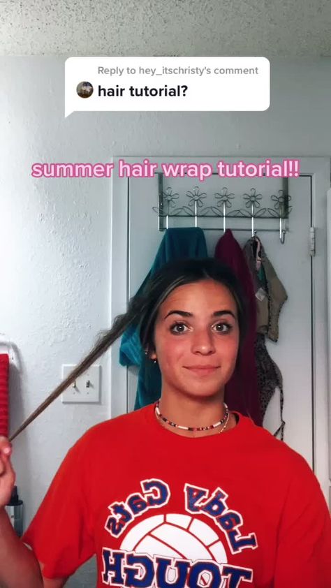 Preppy Hairstyles, Pool Hairstyle Ideas, Chin Length, Hair Tips Video, Hair Tutorials For Medium Hair, Hair Stylies, Hair Wraps, Hair Stylist Life, Hairstyles Easy