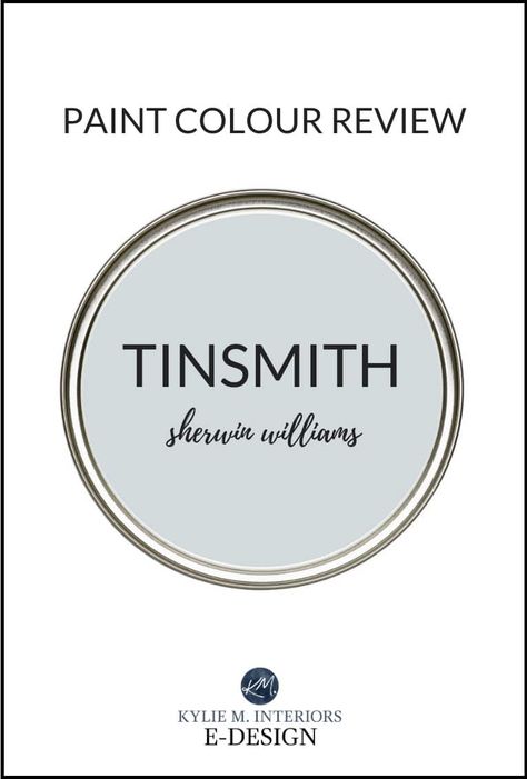 QUICK Paint Colour Review: Sherwin Williams Tinsmith SW 7657 - Kylie M Interiors Tradewind Sherwin Williams, Rainwashed Sherwin Williams, Kylie M Interiors, Best Blue Paint Colors, Cream Paint Colors, Blue Green Paints, Greige Paint Colors, Dark Paint Colors, Best White Paint