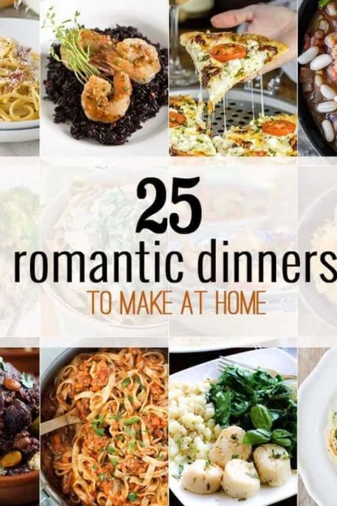 Valentine’s Day Recipes Dinner, Vday Baking, Anniversary Dinner Ideas, Easy Romantic Dinner, Romantic Dinner Ideas, Dinner Date Recipes, Recipes Sides, Couples Dinner, Night Dinner Recipes