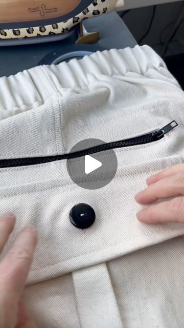 cindy on Instagram: "Have you ever used the automatic button hole feature? This is my first time using and I am hooked. It was so quick and easy on my Pfaff Creative Icon 2. Also a sneak peek of the cargo pocket detailing for my upcoming sewing pattern, the Zero Waste Cargo Skirt!

@pfaffsewing #pfaffbrandambassador #sewing #sewingpattern #zwcargoskirt" Pfaff Creative Icon, Button Hole, Creative Icon, Cargo Skirt, Cargo Pocket, Brand Ambassador, Pocket Detail, Zero Waste, Sneak Peek