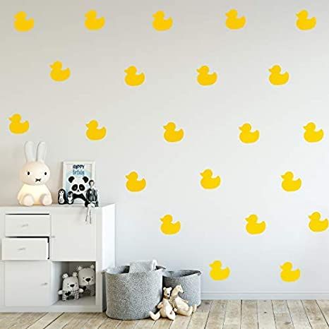 Duck Themed Nursery, Duck Bedroom, Rubber Duck Pattern, Apartment Nursery, Decal Wallpaper, Stick Wall Art, Duck Pattern, Wall Pattern, Outdoor Bedroom