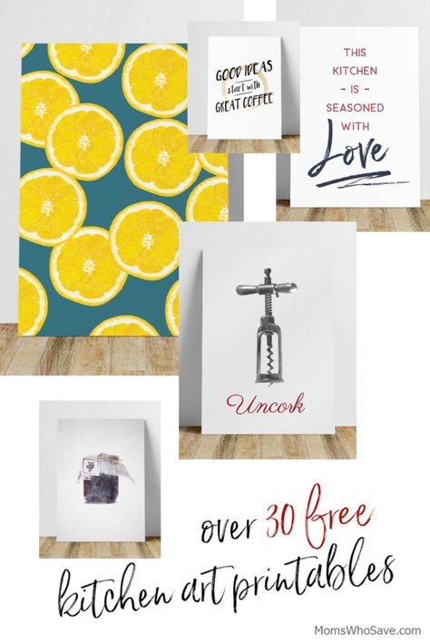 Kitchen Posters Printable Free, Kitchen Art Prints Free Printables, Kitchen Free Printables, Chestnut Crafts, Free Kitchen Printables, Kitchen Printables Free, Paper Quilts, Napkin Ideas, Kitchen Wall Prints