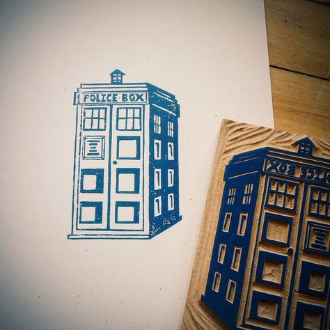 Doctor Who Tardis block print Yoo Hoo, Mad Man, Rose Tyler, Wibbly Wobbly Timey Wimey Stuff, Timey Wimey Stuff, Nerd Alert, Geek Out, Geek Chic, Dr Who