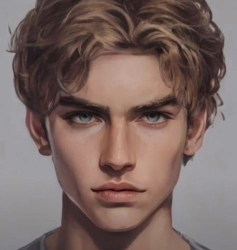 Hair Colouring, 얼굴 그리기, Character Inspiration Male, Shatter Me Series, Aaron Warner, Digital Portrait Art, I Series, Red Queen, Books For Boys