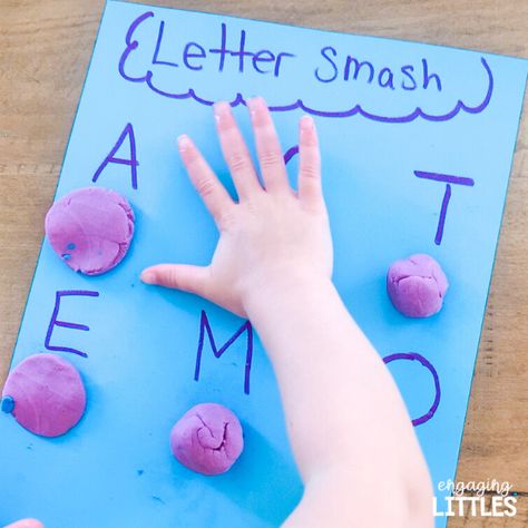 Fun Letter Practice, Recognizing Alphabet Activities, Letters In Preschool, Activities To Teach Letters, Activities For Teaching Letters, Correct Letter Formation, Letter T Hands On Activities, Letter Game For Preschool, Practice Letters Kindergarten