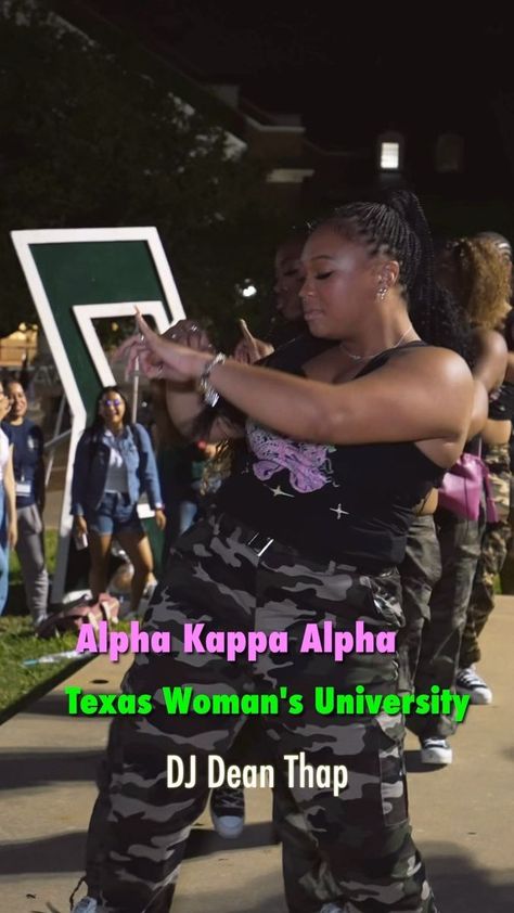 Aka Stroll, Alpha Kappa Alpha Sorority, Texas Women, Alpha Kappa Alpha, Sorority, Dean, Dj, University, Texas