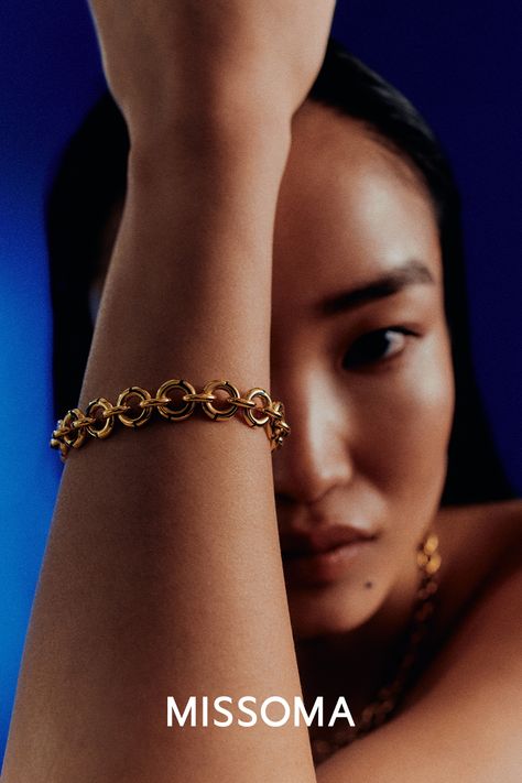 Upgrade your arm stack for AW'23. The Glamour Collection is inspired by the spirit of old-world glamour with a brand-new energy. Discover tennis-style beaded bracelets with gold and cubic zirconia articulated spheres, statement chains and charm bracelets. Arm Stack, Delicate Stacking Rings, Aw 23, Editorial Inspiration, Tennis Style, New Energy, Enamel Jewelry, Beaded Choker, Gift Accessories