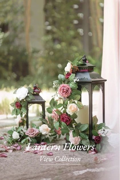 Ling’s moment is a reputable provider of elegant and inexpensive wedding decorations. Shop our selection of lantern centerpieces and floral arrangements today. Romantic Centerpieces, Greenery Arrangements, Lantern Centerpieces, Large Lanterns, Wedding Lanterns, Floral Swag, Vintage Wedding Decorations, Wedding Decor Elegant, Candle Centerpieces