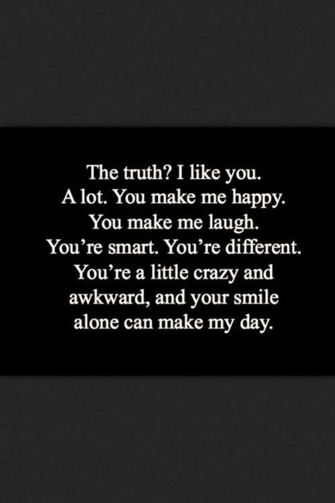 we're both awkward. and we share a lot of silence. but i love you for it, and i miss you so much. Not my words but they were perfect LW Relationship Quotes For Him, Fina Ord, You Make Me Laugh, You Make Me Happy, I Like You, Best Friend Quotes, Crush Quotes, Quotes For Him, Friends Quotes