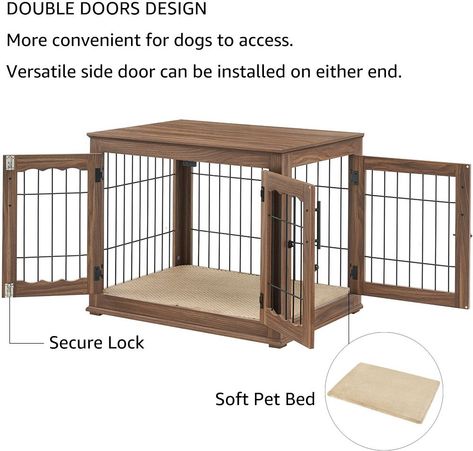 Furniture dog kennel