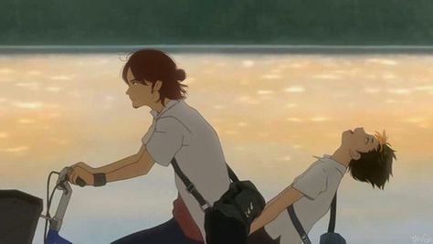 Asahi & Nishinoya. The Girl Who Leapt Through Time, قلعة هاول المتحركة, Mamoru Hosoda, 심플한 그림, Wolf Children, Sci Fi Anime, Film Anime, Japanese Animation, Anime Screenshots