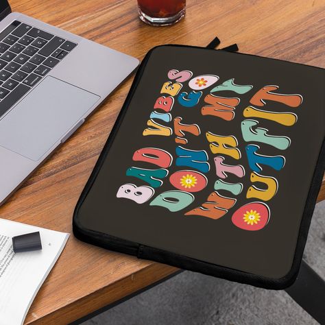 Bad Vibes MacBook Pro 16" Sleeve - Cool Design Laptop Sleeve - Themed MacBook Sleeve Tag a friend who would love this! FAST US Shipping Buy one here ——> https://prehype.shop/bad-vibes-macbook-pro-16-sleeve-cool-design-laptop-sleeve-themed-macbook-sleeve/ #outlet #shoppingtime Laptop Sleeve Design, Laptop Shop, Gaming Tech, Daily Bag, Bad Vibes, Macbook Sleeve, Business Style, Student Teacher, A Student