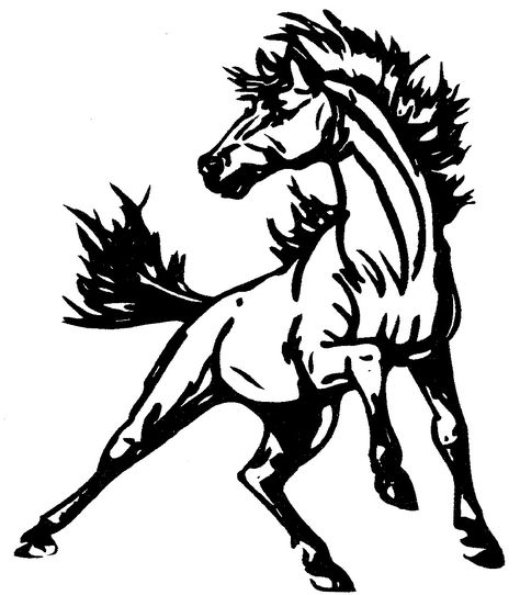 Mustang Tattoo, Horse Head Drawing, Horse Outline, Wild Horses Mustangs, Mustang Logo, Friends Reunion, Logo Clipart, Horse Rescue, Theme Tattoo