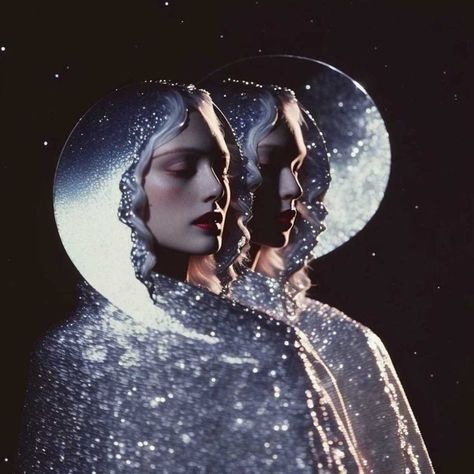 We Are All Made Of Stars | Supernova Glow Beauty - Click to see the full mesmerzing story on Documentary Beauty. Starry Photoshoot, Celestial Editorial, Galactic Photoshoot, Star Fashion Aesthetic, Supernova Aesthetic, Star Reference, Stars Photoshoot, Space Photoshoot, Star Beings