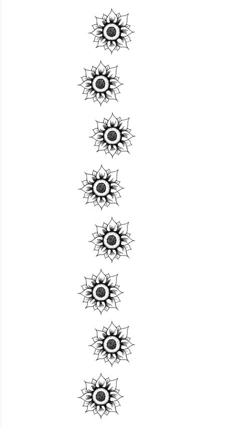 Sunflower Spine Tattoo, Spine Tattoo, Pretty Tattoos, Another One, So Excited, Get It, Tattoo Ideas, Sunflower, Tattoos