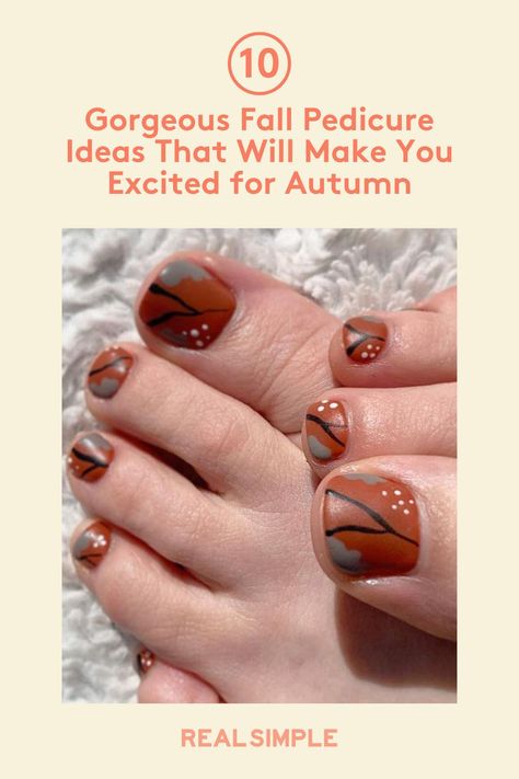 Gel Pedicure Ideas Fall, November Pedicure Colors, Fall Pedicures 2024, Gel Pedicure Fall, Autumn Toe Nails Designs, Autumn Toenails, November Pedicure Ideas, Fall Pedicure Designs Toe Nail Art, Fall Toes Colors