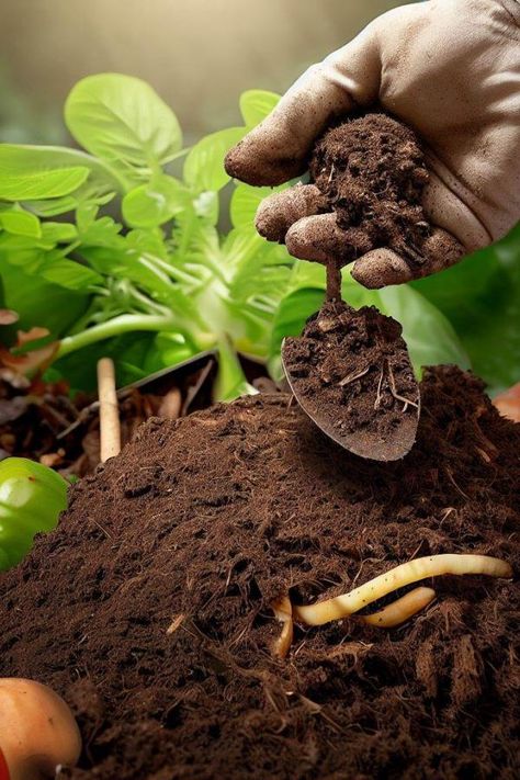 In the world of gardening and agriculture, soil health is paramount. Good soil is the foundation for healthy plants and a thriving ecosystem. Enter compost – a natural, nutrient-rich soil enhancer. Dive deep into how composting nurtures the earth and plants, bringing life and vigor to gardens everywhere. 1. The Basics of Soil Health Soil health is the measure of how well soil does what it's supposed to do. Healthy soil will support plant growth without disease, filter and store water, cyc... Soil Health Organic Gardening, Compost Graphic Design, Soil Ecosystem, Soil Remediation, Save Soil, Composting Ideas, Common Garden Plants, Agriculture Photos, Modern Farming