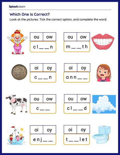 Ou And Ow Worksheets, Vowel Diphthongs, Structured Literacy, Ela Worksheets, Literacy, Reading, Quick Saves