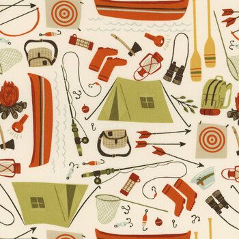 The Great Outdoors by Stacy Iest Hsu for Moda | Shabby Fabrics Kid Quilts, Pam Buda, Fishing Poles, Reconnect With Nature, Laundry Basket Quilts, Birdhouse Designs, Quilt Fabric Collections, Marcus Fabric, Quilt Of Valor