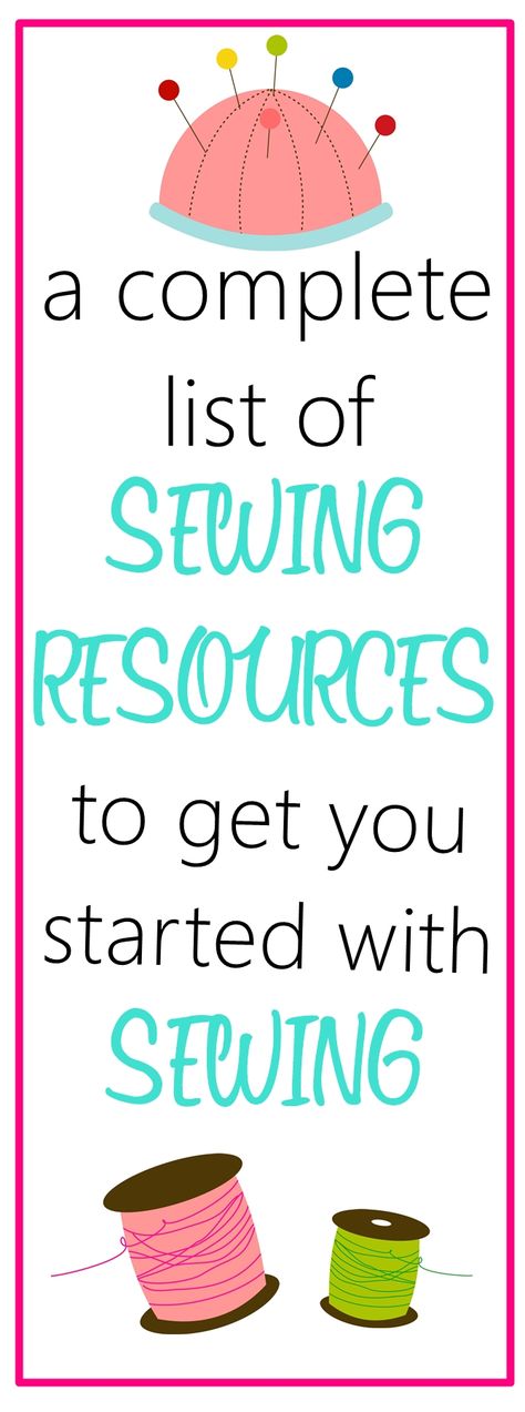 Complete list of sewing resources for beginners. Want to take up sewing as a new hobby but don't know where to begin? READ THIS POST! Online Sewing Classes, Free Sewing Patterns, Sew Ins, Beginner Sewing Projects Easy, Leftover Fabric, Sewing Class, Sewing Lessons, Sewing Projects For Beginners, Sewing Skills