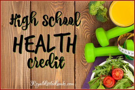 How do homeschoolers meet the requirements for high school health credit? Penn Foster High School, High School Health, Health Game, School Nutrition, Free Homeschool Resources, Health And Physical Education, Health Class, School Health, High School Years