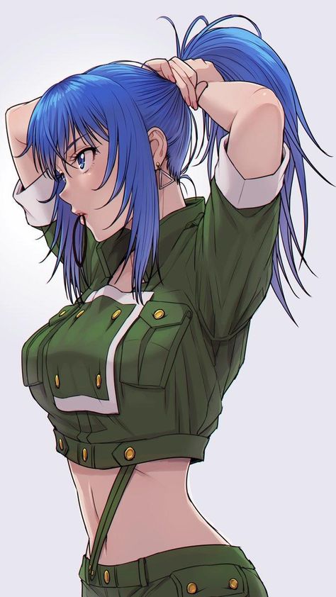 Snk King Of Fighters, The King Of Fighters, Street Fighter Art, King Of Fighters, Manga Pictures, Female Character Design, Art Anime, Drawing Poses, Street Fighter