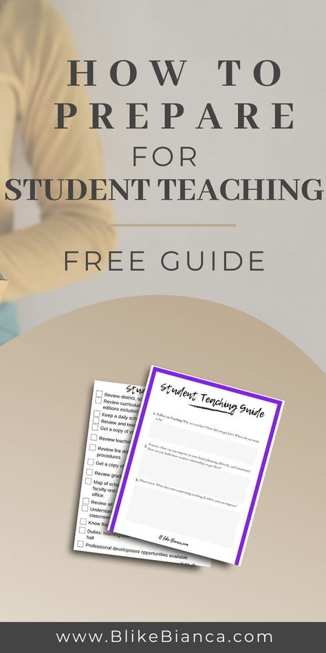 Check out these student teaching hack that will include tips to get your prepared for the student teaching practicum. Stay organized the first day of student teaching with the FREE guide and check out the eBook From Student Teaching to Your Own Classroom. Student Teaching Binder, Student Teacher Binder, First Classroom, Teaching Interview, Teacher Portfolio, Teaching Binder, Teaching Portfolio, Teaching Degree, Teacher Survival