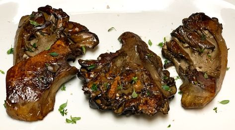 Maitake Mushroom Recipe, Mushroom Steaks, Mushroom Marinade, Mushroom Dishes, Healthy Food Recipies, Shitake Mushroom, Maitake Mushroom, Mushroom Dish, Marinated Mushrooms