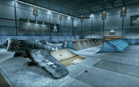 Tony Hawk’s Pro Skater 2, Hanger Level, art Tony Hawk Pro Skater 2, Tony Hawk Underground, Tony Hawk Pro Skater, Pro Skaters, Skater Aesthetic, Tony Hawk, Old Video, Pubg Mobile, Book Projects