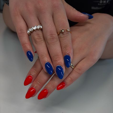 ❤️💙Cutest blue + red 💙❤️ . . . . . #utahnailtech #utnailtech #801nails #utahnails #utnails #nails #utah #kaysville #layton #kaysvillenails #nailsofinstagram #nailsnailsnails #801nailtech #fyp #explore #gelx #gelxnails #ɢᴇʟx #gelxnailtech #summernails #frenchtipnails #frenchtip #frenchtips #nailinspo #inspiration #4thofjuly #4thofjulynails Red Blue Nails, Blue And Red Nails, Red And Blue Nails, 4th Of July Nails, French Tip Nails, Blue Nails, Nail Tech, Red Nails, Pretty Nails