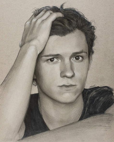 Marvel Art Drawings, Holland Art, No Apologies, Tom Holland Imagines, Best Anime Drawings, New Drawing, Tom Holland Peter Parker, Marvel Drawings, Marvel Superhero Posters