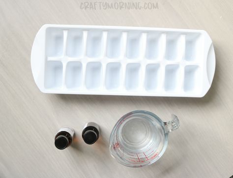 Ice Cube Tray Decongestant Shower Steamers - Crafty Morning Homemade Decongestant, Essential Oils For Shingles, Bath Melts Diy, Shower Steamers Diy, Essential Oil Bug Spray, Diy Bug Spray, Diy Spa Day, Crafty Morning, Bath Melts