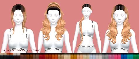 PEARLS SET - EXTRA CONTENT: Dark roots, ombre, highlights and chunky | Daylife Sims on Patreon Daylife Sims, Sims Cc Hair, Dark Roots Ombre, Dark Roots Hair, Hair Color Swatches, Sims 4 Cc Furniture Living Rooms, Sims 4 Cc Hair, Cc Furniture, Ombre Highlights