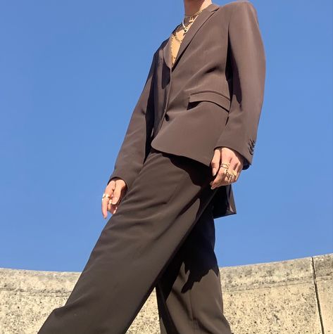 Brown Prom Outfit Men, Prom Inspo Men, Prom Outfit Men, Brown Suit Outfit, Prom Outfits Men, Prom Outfit, Brown Suit, Prom 2023, Prom Inspo