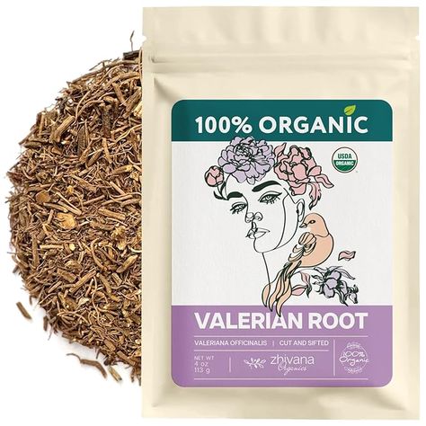 Valerian Tea, Valerian Root Herb, Valarian Root - Te De Valeriana, Valeriana Organica - Improve Sleep, Lower Stress, Relax Muscles, Ease Menstrual Cramps – 4 Ounces Valerian Root Tea, Tea For Sleep, Valerian Tea, Relax Muscles, Calming Tea, Sleep Tea, Muscle Relaxation, Valerian Root, Menstrual Cramps