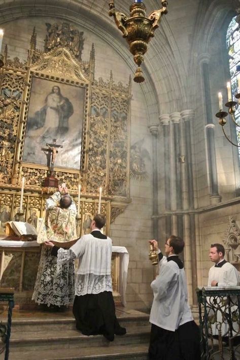 Mary Mother Of God, Pray The Rosary, Traditional Catholicism, Catholic Altar, Church Aesthetic, Catholic Pictures, Latin Mass, Mother Of God, Praying The Rosary