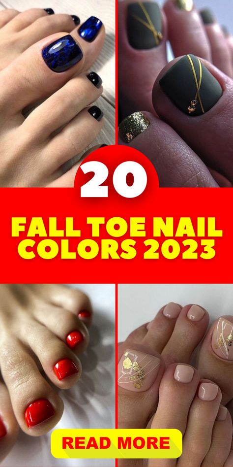 Seasonal Shades: Uncover the Top Fall 2023 Toe Nail Colors for Trendy Pedicures Fall Color Pedicure Ideas, September Toenails Color, Trendy Pedicure Colors 2023, Fall Nail Design 2023, Fall 2023 Pedicure Trends, Fall Colors Pedicure, Fall Polish Colors 2023, Trending Toenail Colors 2023, Fall Nails 2023 Pedicure