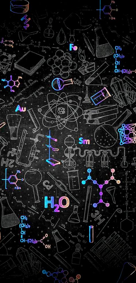 Lab Wallpaper Chemistry, Chemistry Black Wallpaper, Sciencetist Wallpaper, Science Phone Wallpaper, Biochemistry Aesthetic Wallpaper, Chemistry Art Wallpaper, Chemistry Wallpaper Science, Chemistry Wallpaper Backgrounds, Science Wallpaper Backgrounds